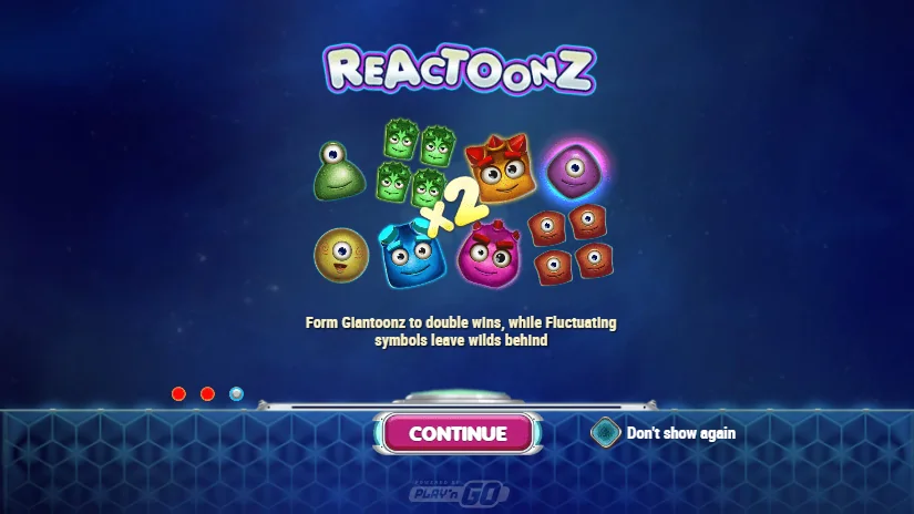 Reactoonz — слот у каталозі