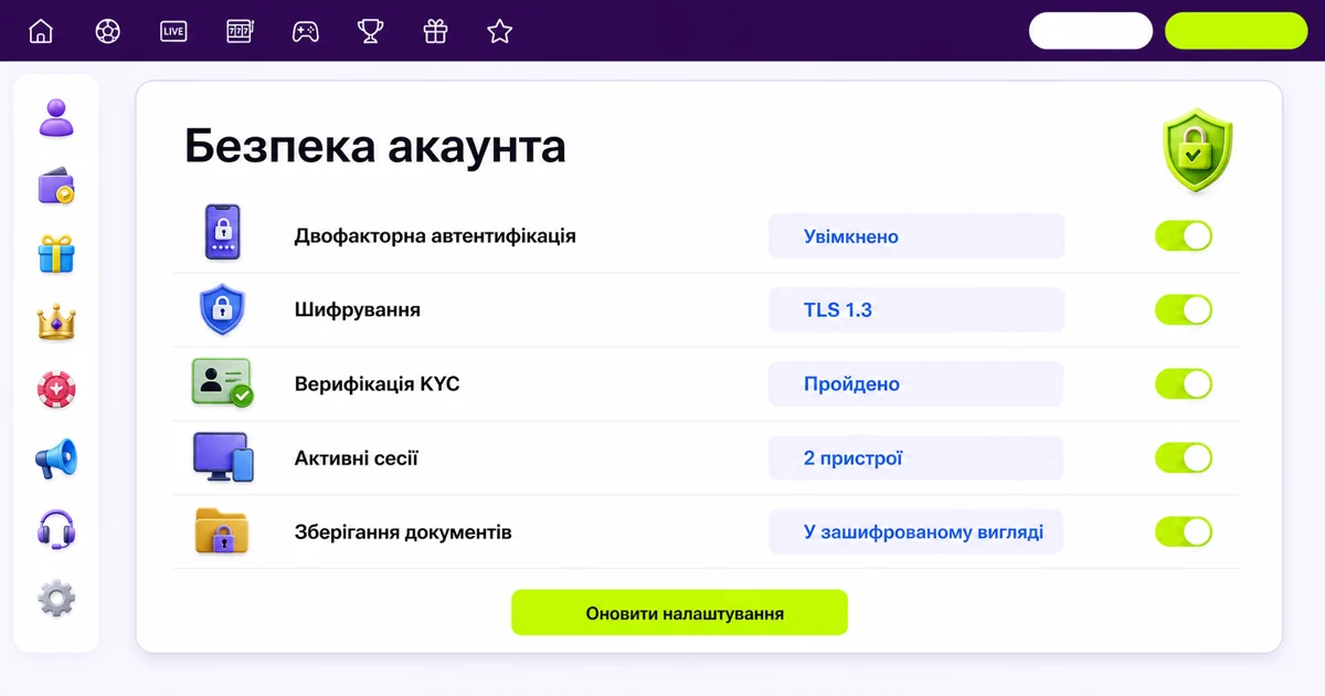 Схема захисту персональних даних і шифрування